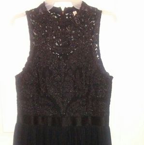 Black Lace Holiday Dress